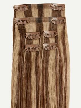 LUXY Hair Fourth Trimester Fill-Ins 12” 50g Chestnut Brown Balayage NEW Open Box